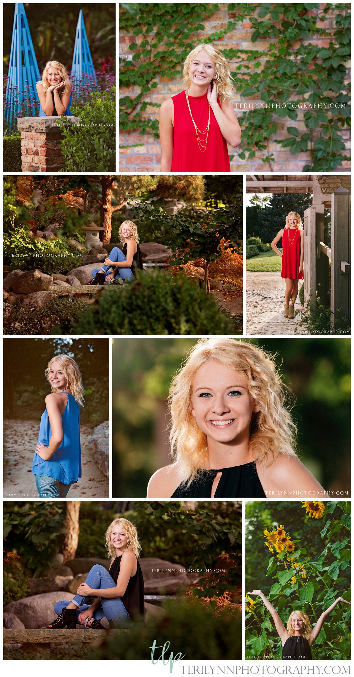 Rotary Gardens Senior Pictures Wisconsin